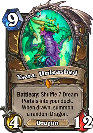 Hearthstone Descent of Dragons Ysera, Unleashed