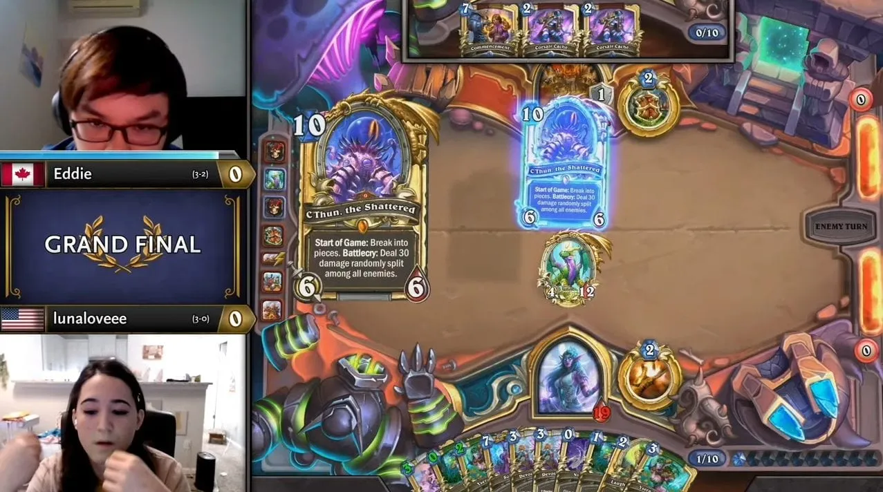 Druid, Mage and Warrior win Hearthstone Grandmasters Week 5