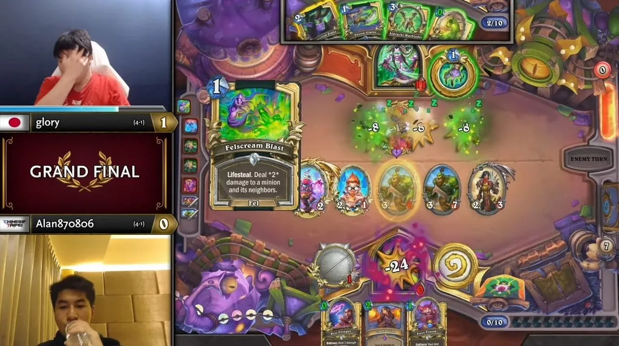 Hearthstone Grandmasters Week 6 crowns glory, Rdu and NoHandsGamer