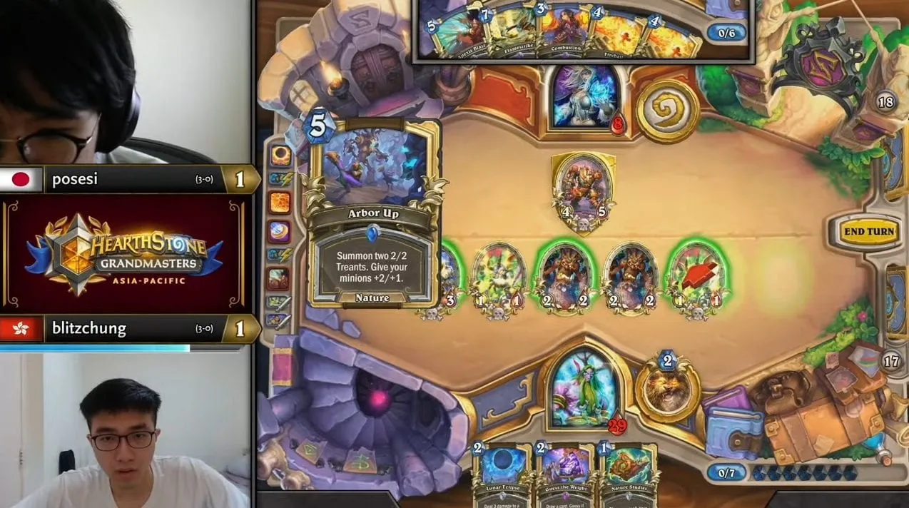 Hearthstone Grandmasters Week 4 crowns Druid and Mage champions