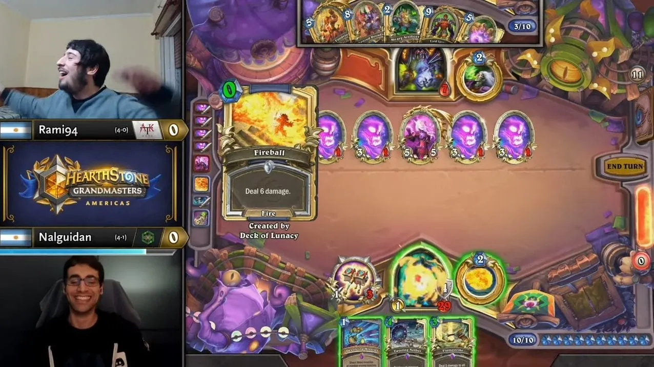 Hearthstone Grandmasters Week 4 crowns Druid and Mage champions