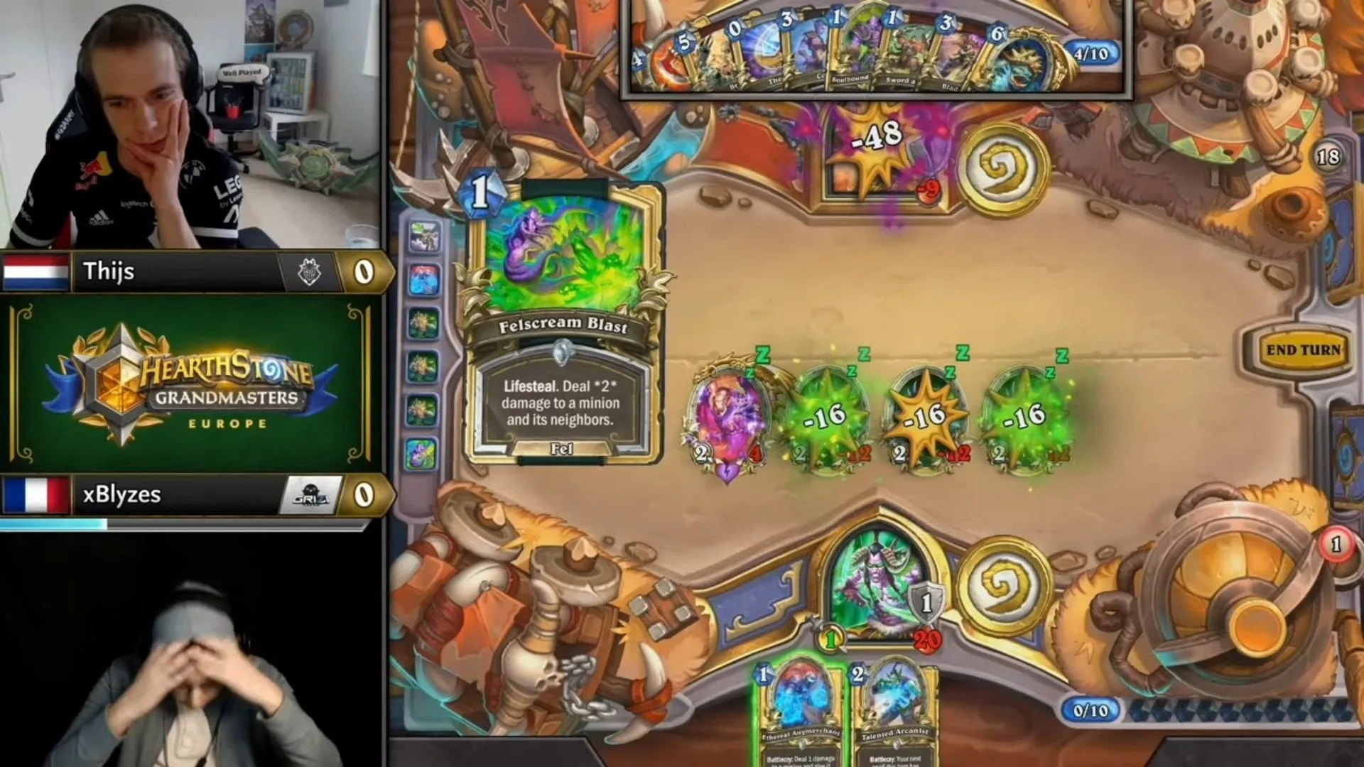 Top players head to semifinals in Hearthstone Grandmasters Playoffs