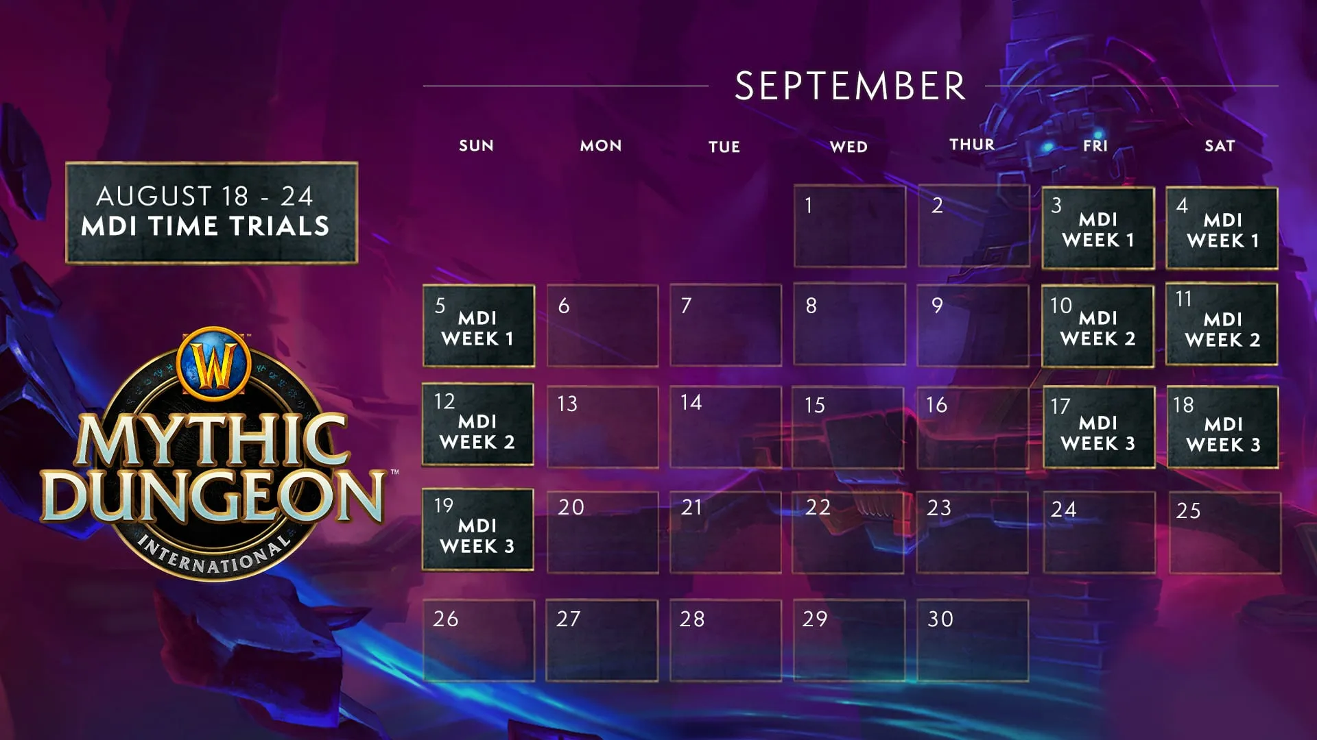 World of Warcraft Mythic Dungeon International Season 2 introduces new format