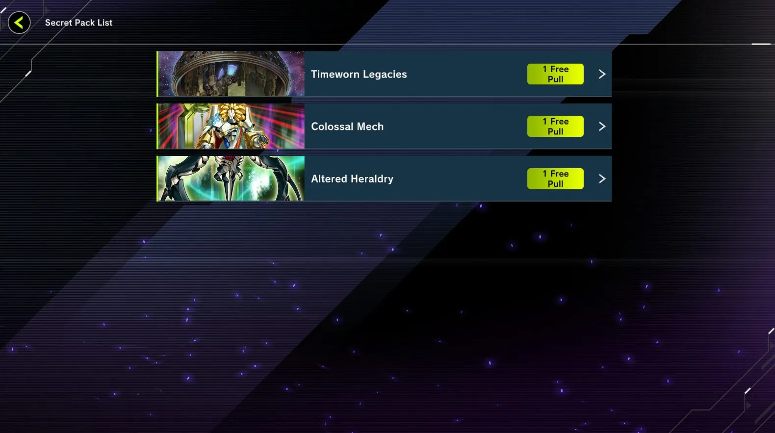 By crafting a Marshalling Field trap card, players can score three free Secret Packs