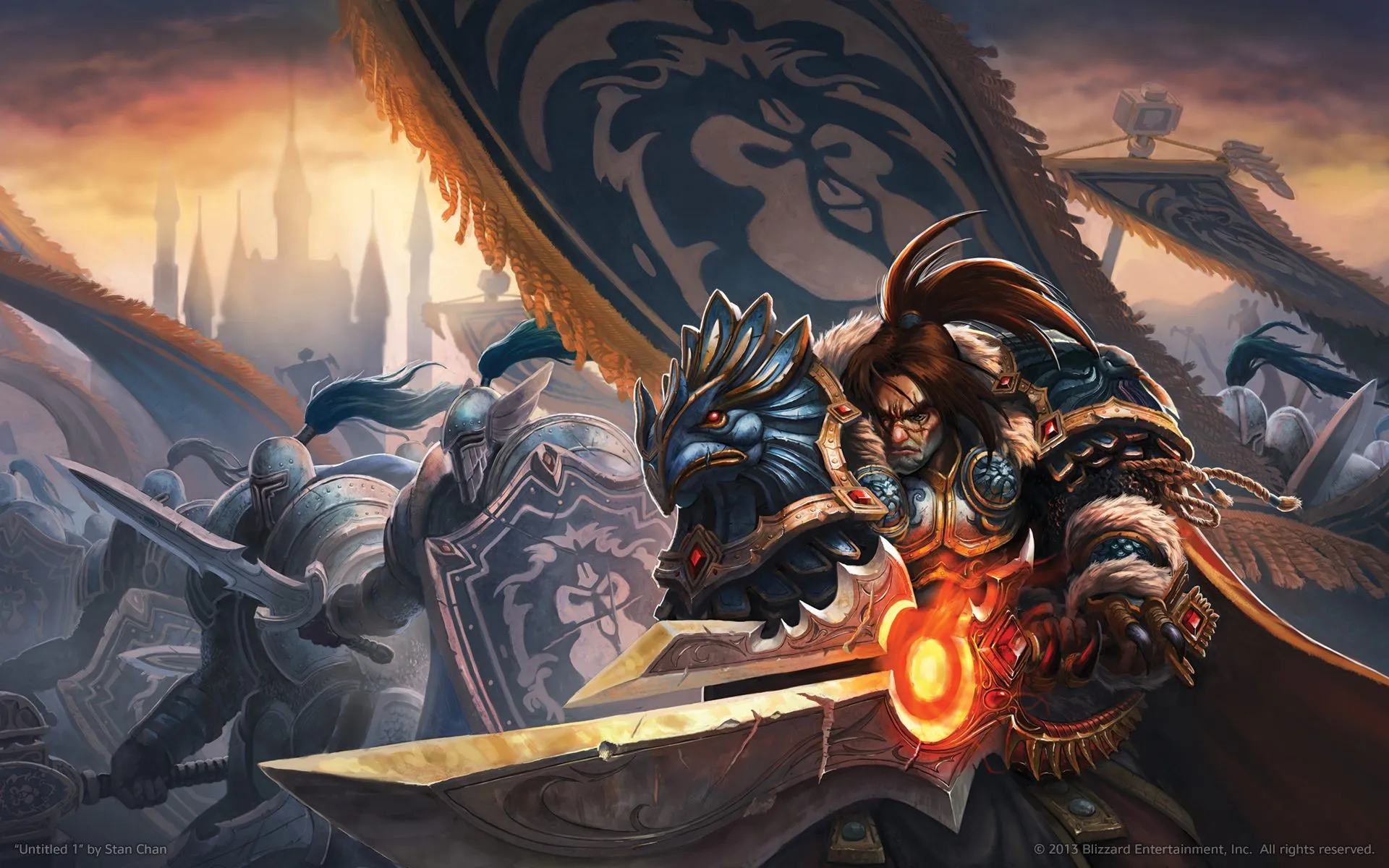Varian Wrynn, who once led the Alliance
