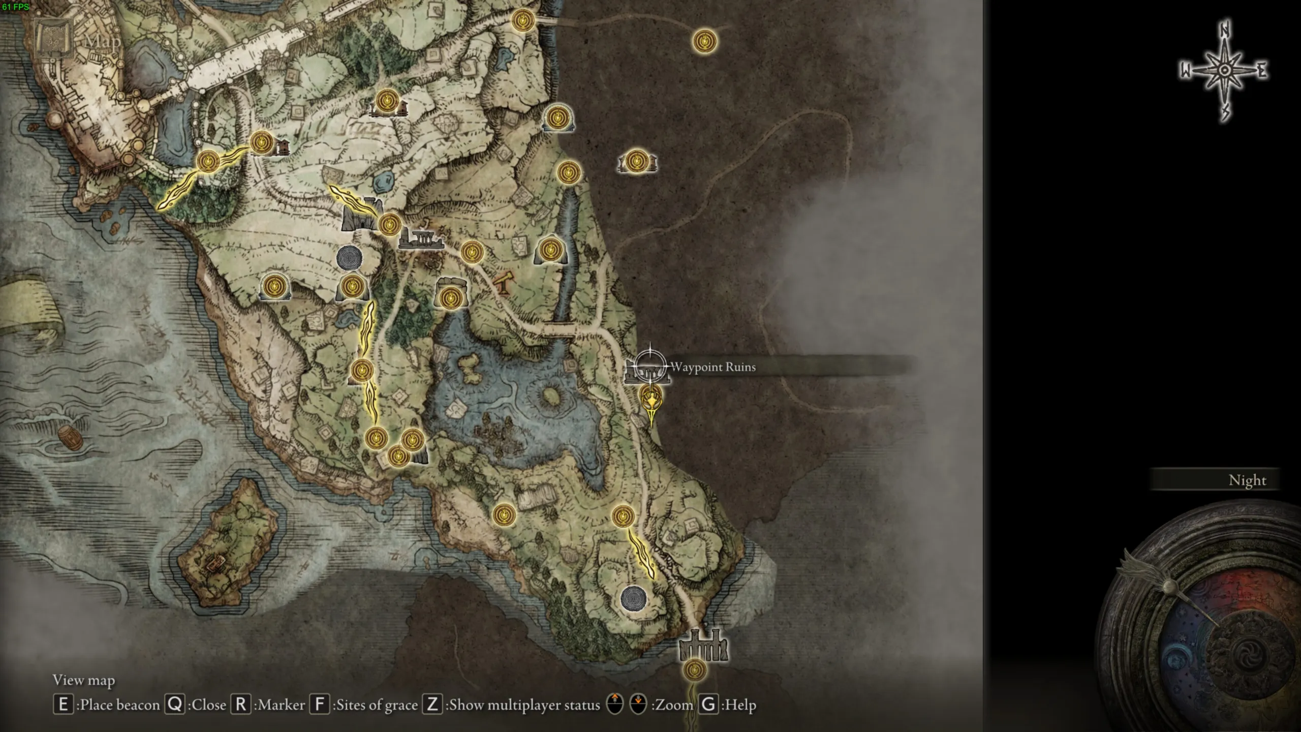 The location of the Sorcery master in Elden Ring